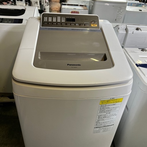☆現状品☆Panasonic 8キロ　全自動洗濯機　2018年製　風呂水ホース付属