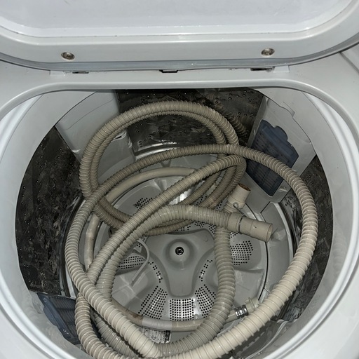 ☆現状品☆Panasonic 8キロ　全自動洗濯機　2018年製　風呂水ホース付属