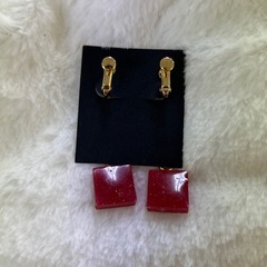 【美品】　ハンドメイド　イヤリングの画像