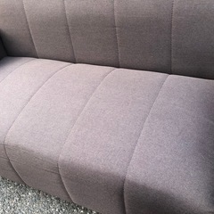 ◆ 早い方優先‼︎ ファブリックソファー2人掛け　ブラウンの画像