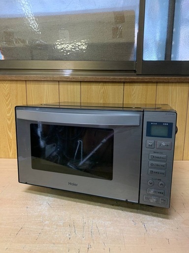 ✅ハイアールヘルツフリー電子レンジ✅ ✅JM-XP2FH18G✅ 電子レンジ JM-XP2FH18G-XK ステンレスブラック [18L /50/60Hz 
