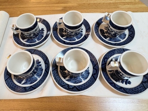 1月21日昼まで引取限定】misaka china ヴィンテージ食器ティンカップ6