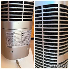 電気ヒーター セラミックヒーター　タワー型　コイズミ KCH-1230 首振り機能の画像