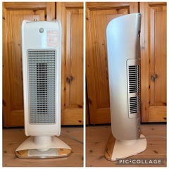 電気ヒーター セラミックヒーター　タワー型　コイズミ KCH-1230 首振り機能の画像