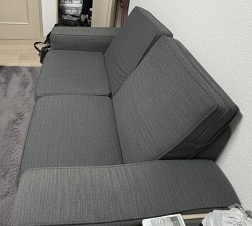 【さいたま市・引き取り限定】 IKEA KIVIK シーヴィク 2人掛け グレー KIVIK シーヴィク 2人掛けソファ, ケーリンゲ グレーターコイズ - IKEA