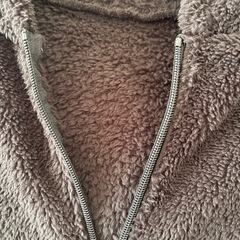 【未使用】フルジップフード付フリースパーカーの画像