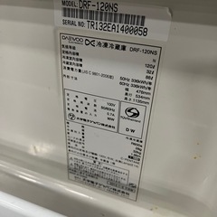 (運搬費込み)(即日深夜ok)一人暮らし向け2013年製　120Lの画像