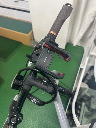 ミニベロ小径自転車 LEVO グレー 20インチ相当｜鍵・スマホホルダー付