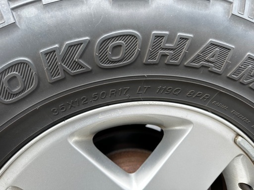 ラングラーJK純正ホイール＋ジオランダーMT35x12.5R17　4本セット