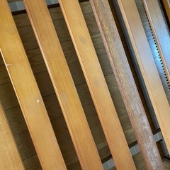 折りたたみベッド　シングル　ブラウンの画像