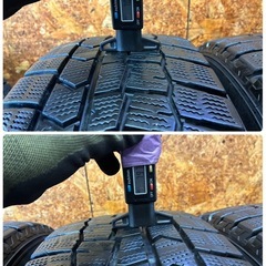 205/60R16🌈ダンロップWM02🌈日本製スタッドレス4本セット🌈ノア、ヴォクシー、ステップワゴン等⭐️ご不要なタイヤ付きアルミ、廃バッテリー等お買取させて頂きます🙇の画像