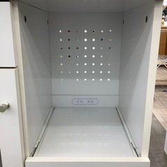 【取りに来られる方限定】レンジ台(ホワイト) のご紹介！【トレファク寝屋川】の画像