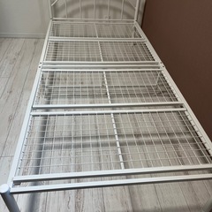 ベットフレーム　シングルマットレス　セット　の画像