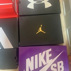 週末お値下げ！靴空き箱セット Nike Adidas Jordan Under Armour計9個の画像