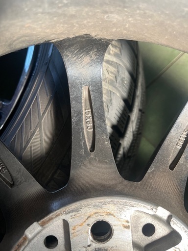 スタッドレスタイヤ　ホイールセット　プリウスPHVで使用　195/65R15