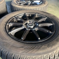 スタッドレスタイヤ　ホイールセット　プリウスPHVで使用　195/65R15の画像