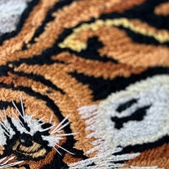 虎の飾りの画像