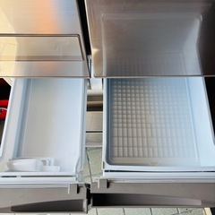 直接引き取り大歓迎⭐︎大阪府下又は近郊は配送設置込み🉑 三菱 475L 冷凍冷蔵庫 MR-JX48LY-N 観音開き 6ドア 2014年製/YMJ014-08の画像