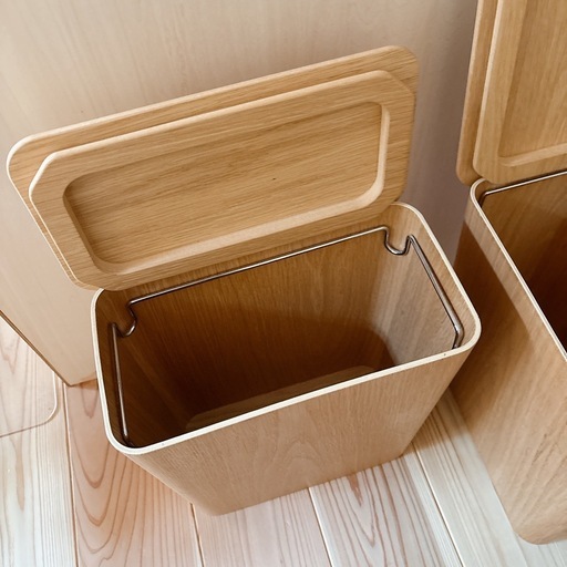 無印良品　木製ゴミ箱　2つセット