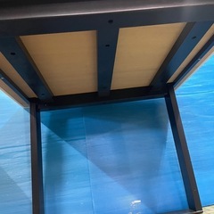 【引取限定】大理石調テーブル　ダイニングテーブル　小の画像