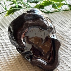 髑髏【B】骸骨 スカル　陶器　ホラー　レトロ　ランプ インテリア 置物 小物入れの画像