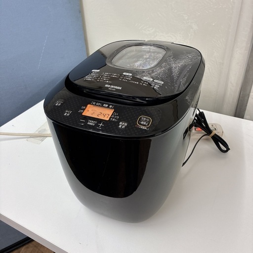 S026 ⭐ IRIS OHYAMA ❘ アイリスオーヤマ ホームベーカリー 2斤  餅つき機 焼き色調整 ジャム ピザ IBM-020-B ⭐動作確認済⭐クリーニング済