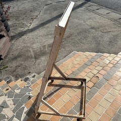 看板　キャスター付きの画像