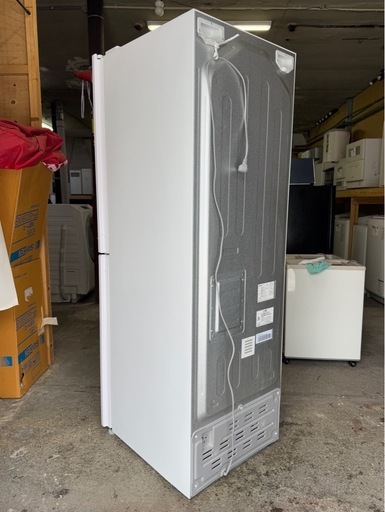 札幌市内配送可 【6ヵ月保証付き】 22年製 Haier ハイアール 218L 2ドア冷蔵庫 JR-NF218B-W 右開き