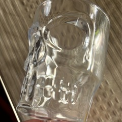 髑髏ドクロ スカル型 プラスチックグラス 3個 ワイングラス コップ インテリアの画像