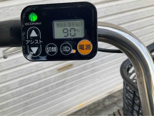 775  パナソニック最新機種電動アシスト自転車viviDX26インチグレー系ボディー