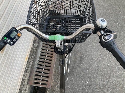 775  パナソニック最新機種電動アシスト自転車viviDX26インチグレー系ボディー