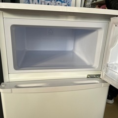【ドリーム池田店♪ジモティ割対象】 アイリス AF81-W 2ドア冷蔵庫 2020年製 42146の画像