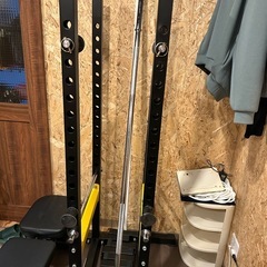 BODYMAKER/ボディメーカー】 マルチパワーラック TM170 &  ノーマルバーベル200センチの画像