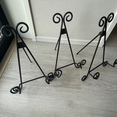 アイアン製ディスプレイスタンド3個セットの画像