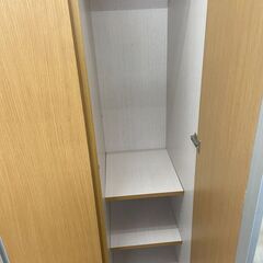 ★ジモティー割引あり★【ジャングルジャングル守口店】ワードローブ　幅119×奥行58.5×高さ183.5の画像