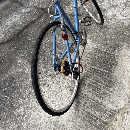 あさひ製WEEKEND アルミ 700C シマノ7速 460mm BLUEクロス