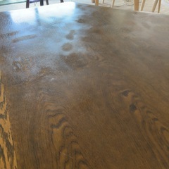 昭和レトロ 木製 ダイニングテーブル 椅子セット 大正堂 家具 古民家 カフェ風の画像