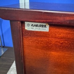 九州民芸家具 飾り棚 天然木 格子棚 和モダン 収納 フリーラック サイドボードの画像