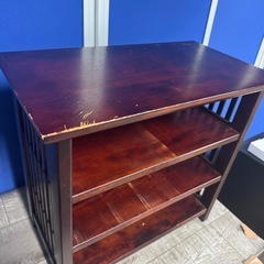 九州民芸家具 飾り棚 天然木 格子棚 和モダン 収納 フリーラック サイドボードの画像