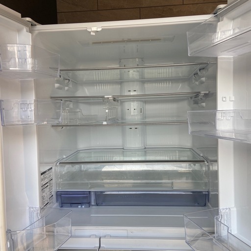 美品大型冷蔵庫MITSUBISHI 三菱 MR-WX70A-BR 冷蔵庫 700L 6ドア