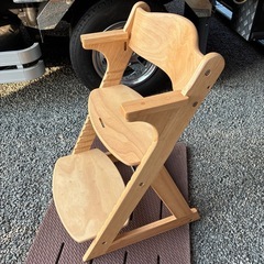 カトージ 木製 ハイチェアーの画像