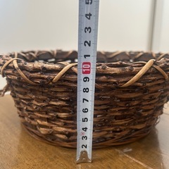 ラタン天然素材鉢カバー3セットの画像