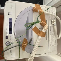 ⚠️お取引決まりました。【取りに来てくれる方0円‼️】一人暮らし/洗濯機（容量5.5kg）の画像