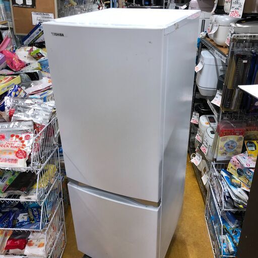 ２０２０年製　東芝 TOSHIBA 冷蔵庫 （153L・右開き） 2ドア パールホワイト GR-R15BS（W）