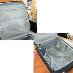 marie claire キャリーケース 幅35cm 南京錠付き 2輪 ネイビー系 キャリーバッグ 旅行 出張☆ 札幌市 北区 屯田 の画像