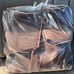 💳2月末頃まで😊🚙パッソ🚗シートカバー(型式:DBA-KGC30用)合皮 ブラウンの画像