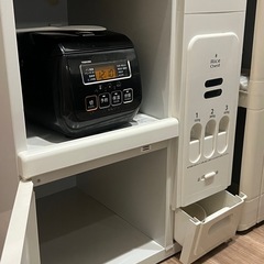 電子レンジラック レンジ台 キッチンラックの画像