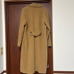 ウール混ロングコートの画像