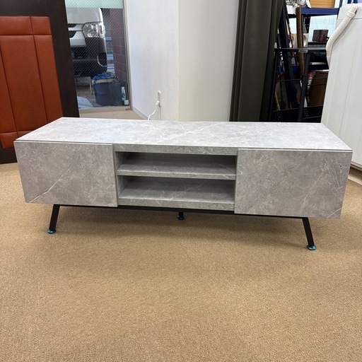 テレビボード大理石調 (錬金堂水戸店) 赤塚の収納家具《テレビ台》の