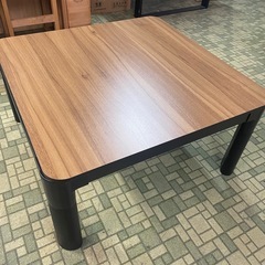 【引取限定】こたつ　75cm×75cm高さ38cm　天板木目調　の画像